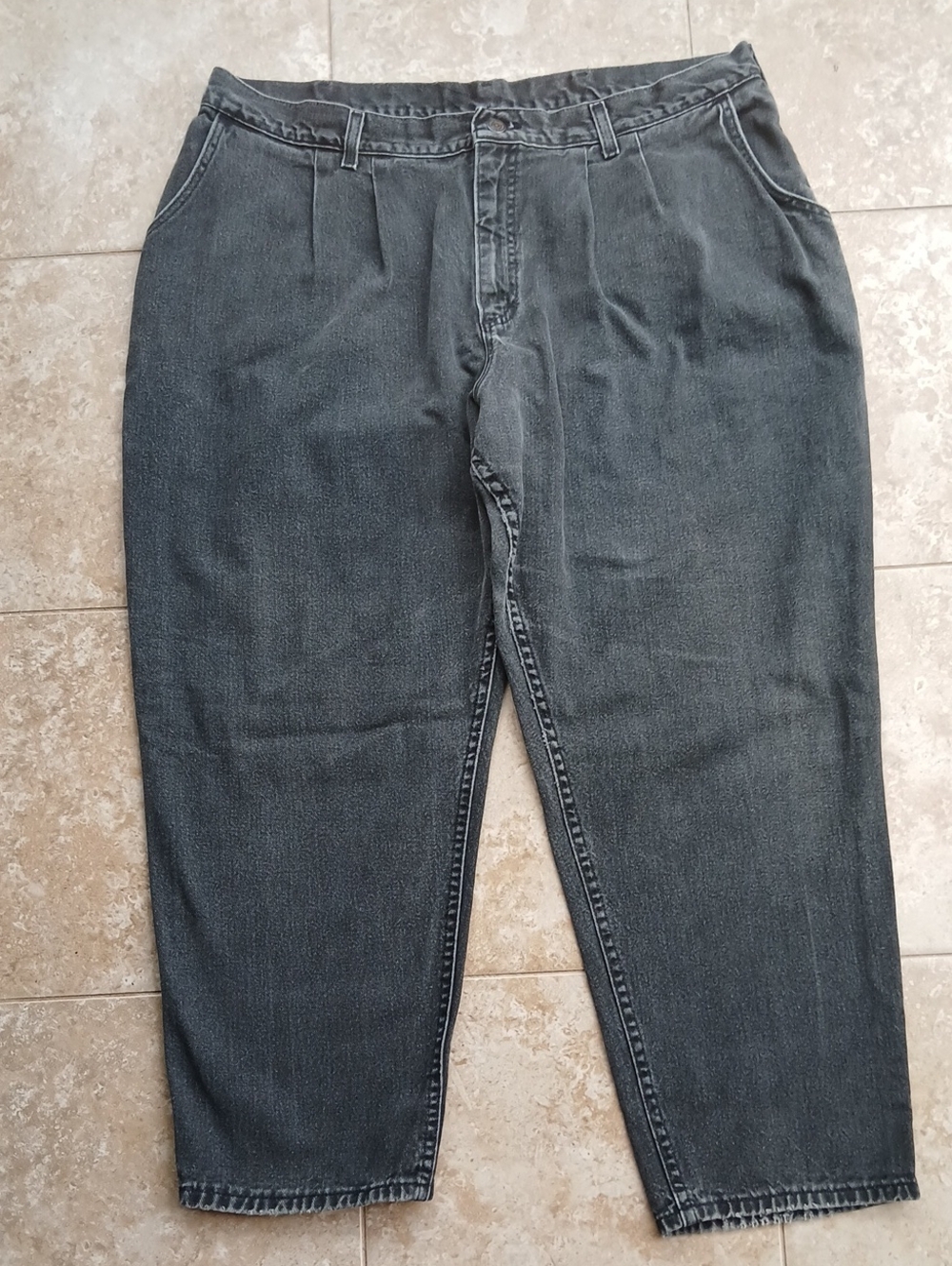 Lee Vintage High Waist Black Denim Plus Size Jeans